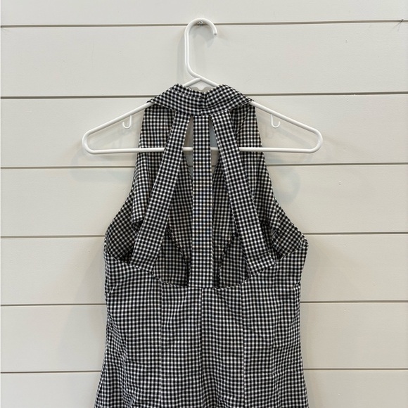 Vintage Rampage Black and White Checkered Romper - Picture 5 of 6